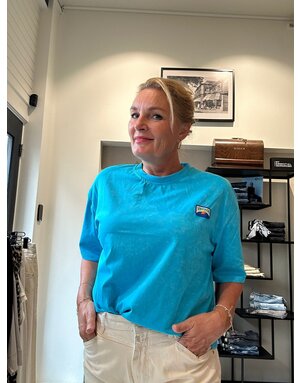 Feel Fashion Feel T-shirt Vintage Aqua