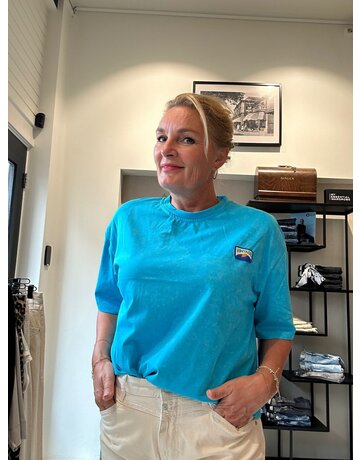 Feel Fashion Feel T-shirt Vintage Aqua