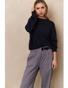 Yaya Yaya WL Pant Belt detail Grey