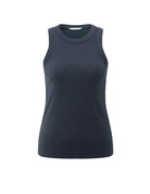 Yaya Yaya Top Met. Coating Blue