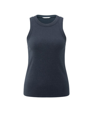 Yaya Yaya Top Met. Coating Blue