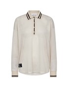 Haute L' Amitié HL Drift Polo Blouse Pearl