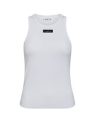 HL Rib Badge Tank Top White