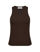 HL Rib Badge Tank Top Mocca