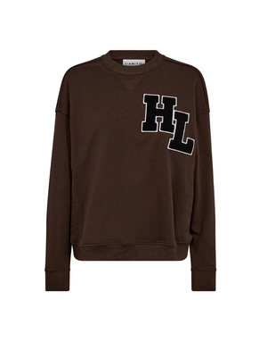 Haute L' Amitié HL Badge sweat Mocca