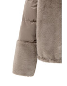 Yaya Yaya Faux Fur Nylon Sleeves Jack