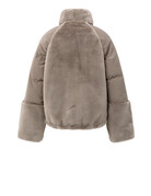 Yaya Yaya Faux Fur Nylon Sleeves Jack