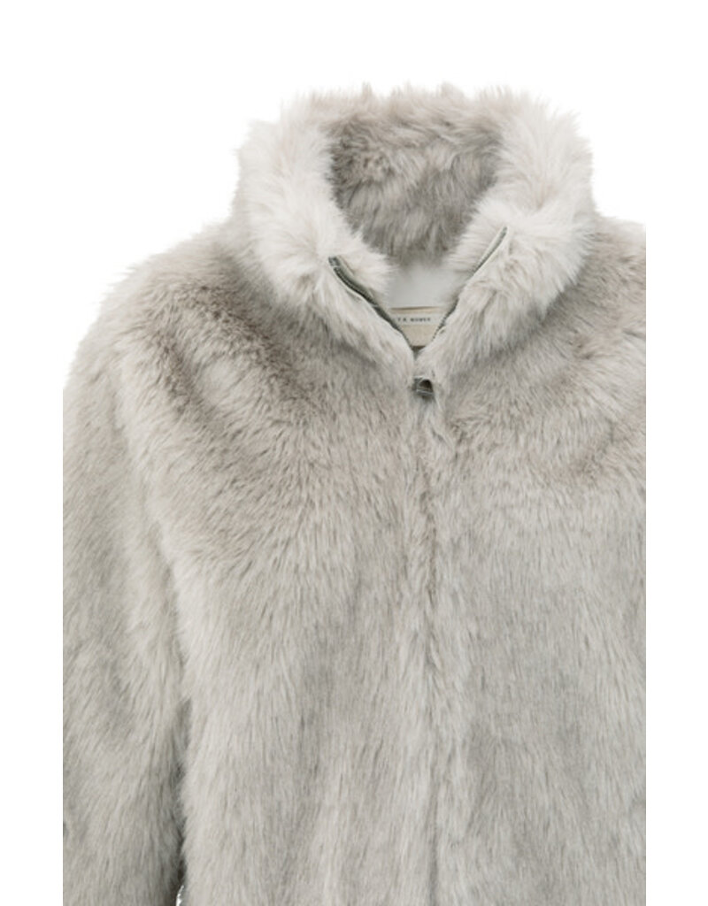 Yaya Yaya Faux Fur Jack Grey