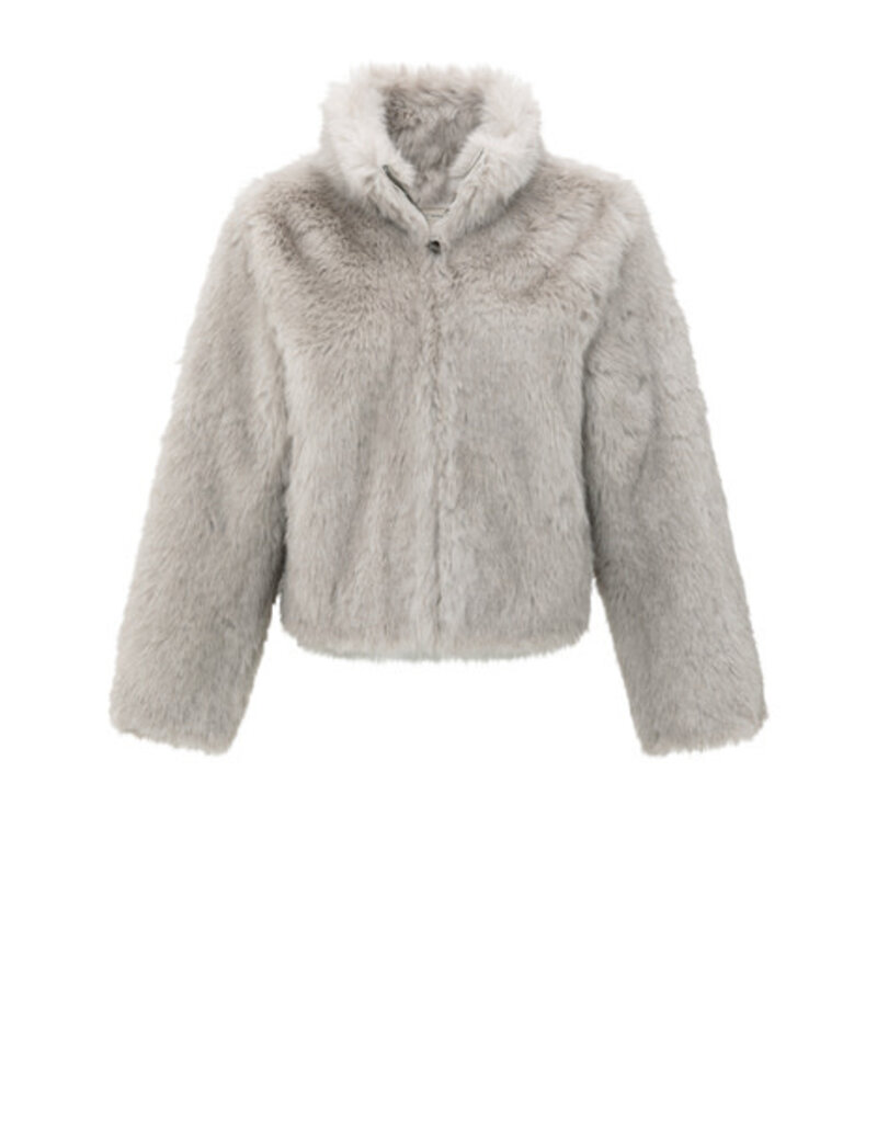 Yaya Yaya Faux Fur Jack Grey