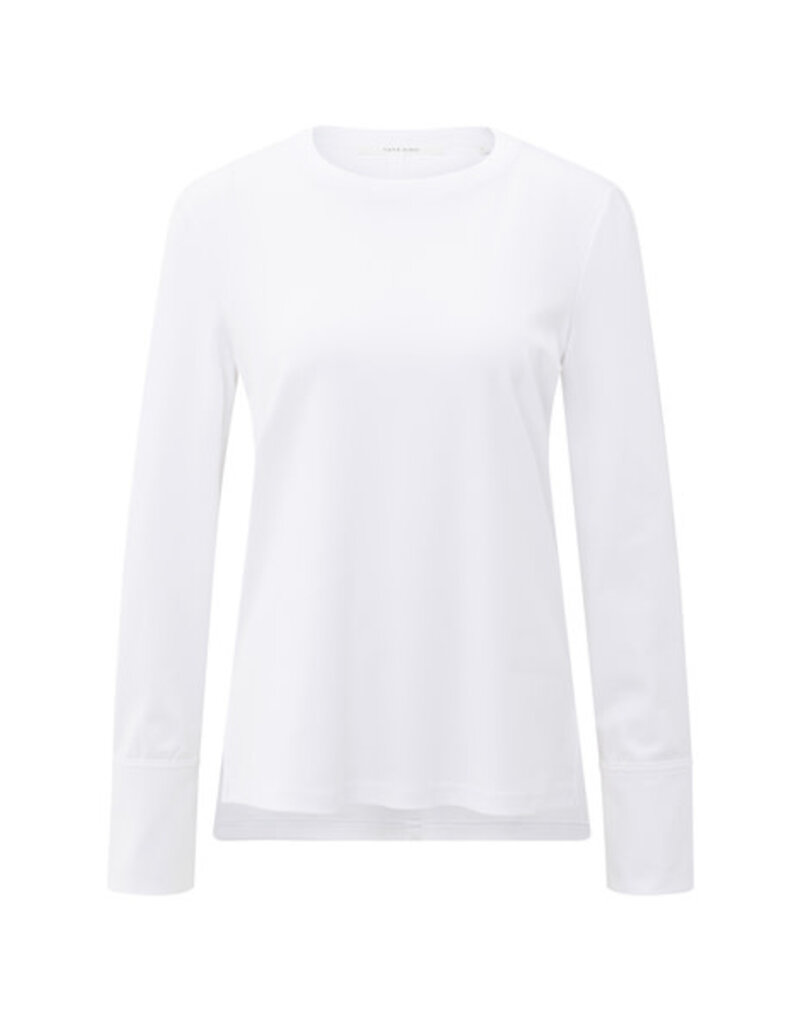 Yaya Yaya LS Shirt White Woven Cuffs