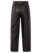Yaya Yaya Faux lth Pant Brown