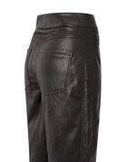 Yaya Yaya Faux lth Pant Brown