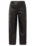 Yaya Yaya Faux lth Pant Brown