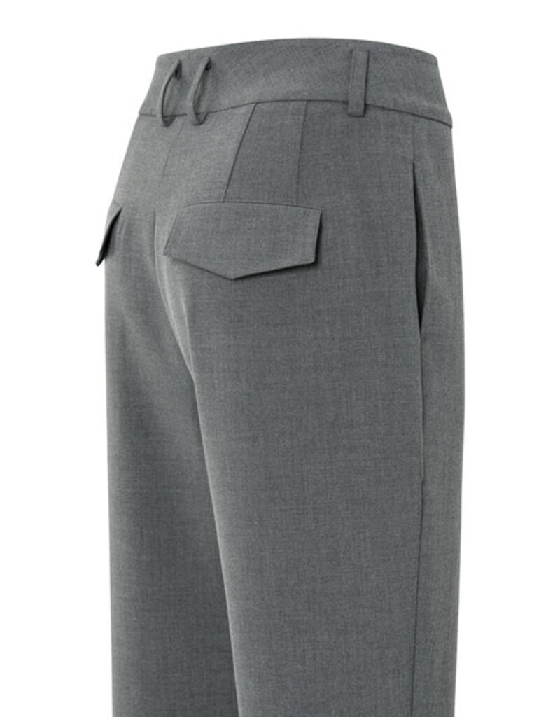 Yaya HW straight Pant Black
