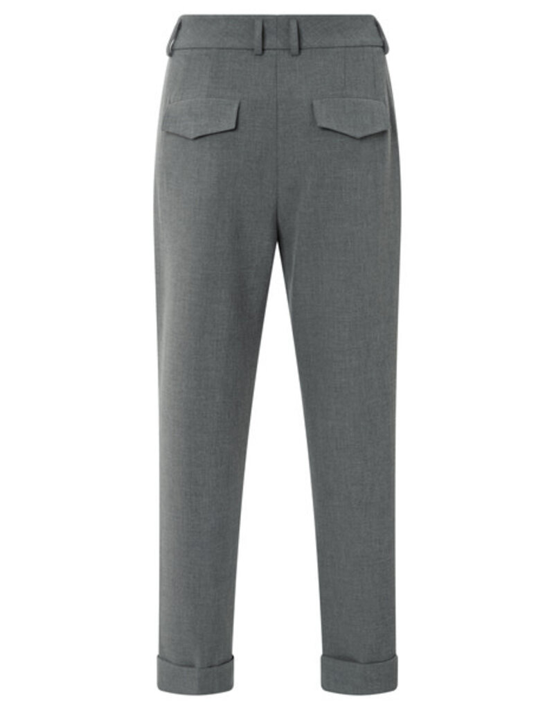 Yaya HW straight Pant Black