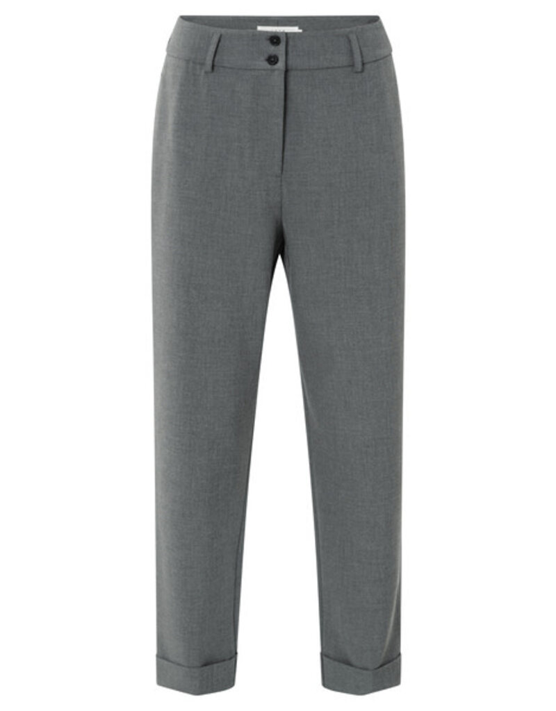 Yaya HW straight Pant Black