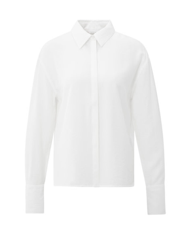 Yaya Yaya LS Shirt Collar White