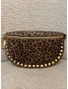 Feel Fashion Feel Tas Suede leopard Studs