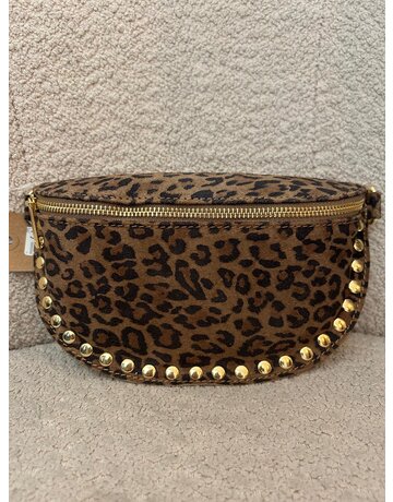 Feel Fashion Feel Tas Suede leopard Studs