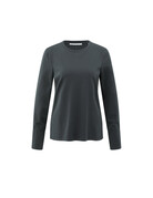 Yaya Yaya LS Shirt Black Woven Cuffs