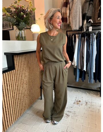 Feel Fashion Feel Pak Army Groen Br+ Top