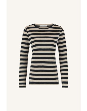 By-Bar By-Bar Big Stripe Top Chalk