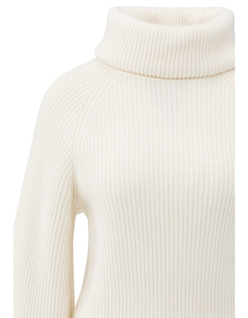 Yaya Yaya Sw. Wide Collar Wool White