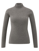 Yaya Yaya Turtle rib fitted  sw. Taupe