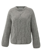 Yaya Yaya Cable sweater Taupe