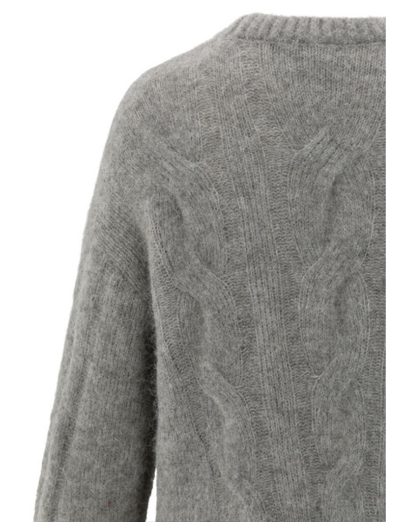 Yaya Yaya Cable sweater Taupe