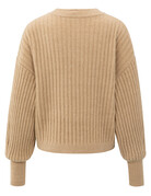 Yaya Yaya Rib sweater Light Camel