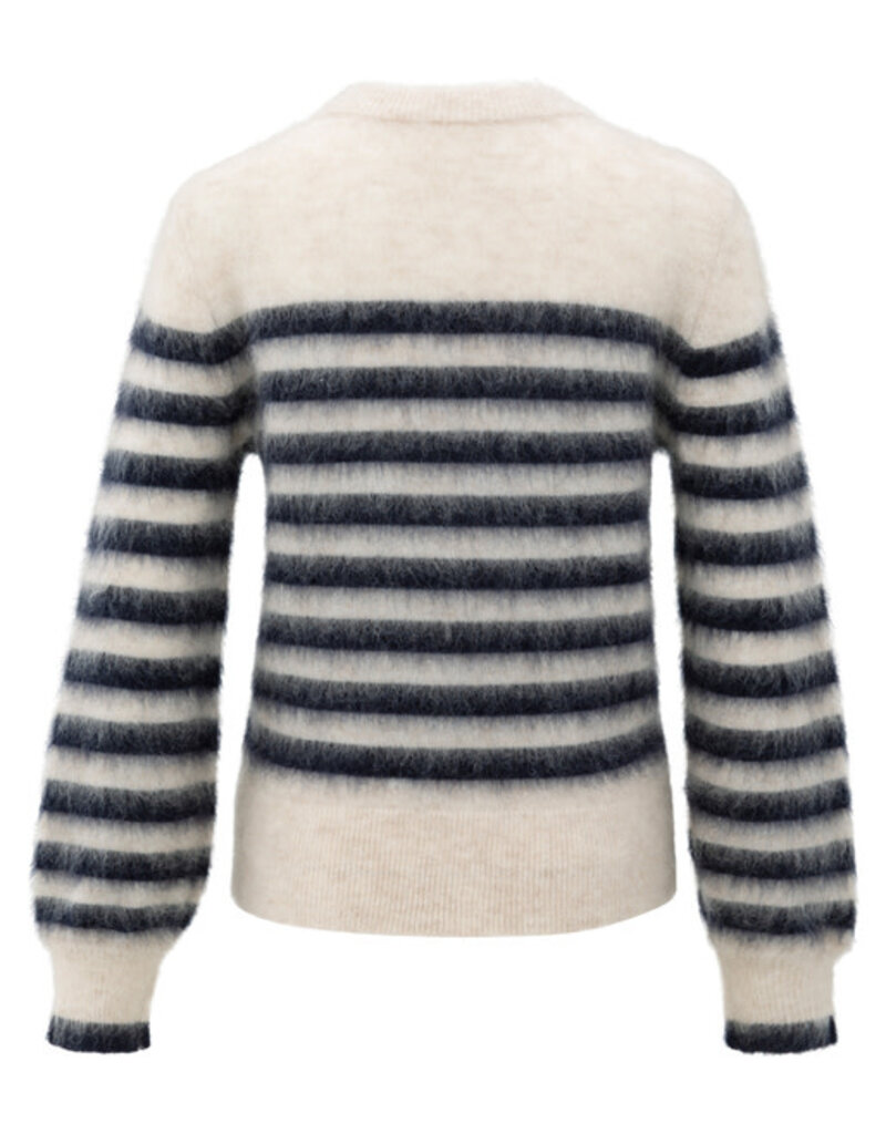 Yaya Yaya Striped sweater Blue