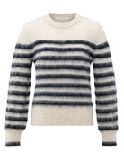 Yaya Yaya Striped sweater Blue