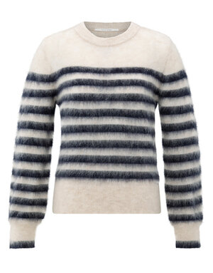 Yaya Yaya Striped sweater Blue