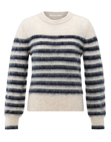 Yaya Yaya Striped sweater Blue