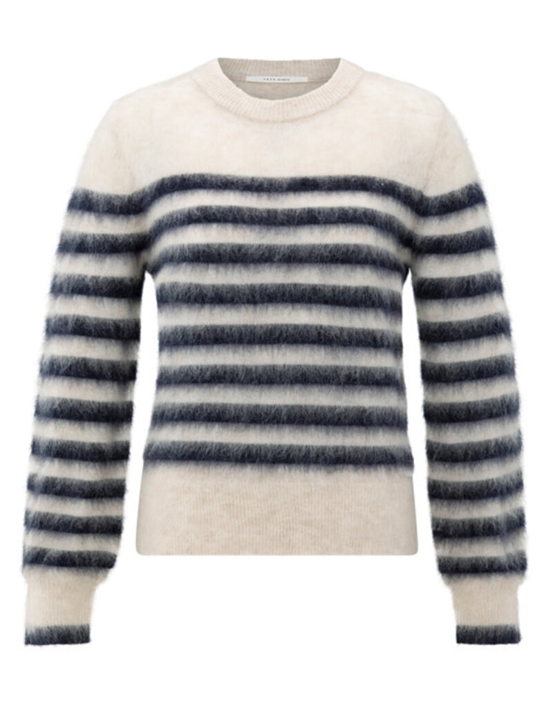 Yaya Yaya Striped sweater Blue