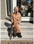 Feel Fashion Feel Jas Lange Mantel Zand