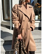 Feel Fashion Feel Jas Lange Mantel Zand