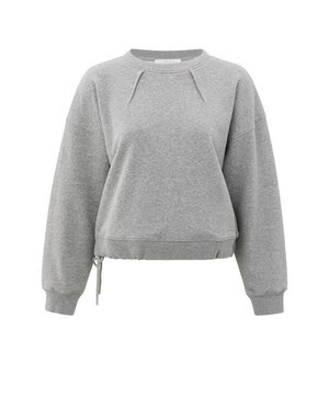 Yaya Yaya Sweater plooi Grijs