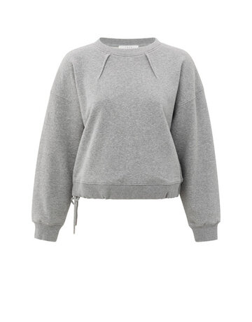 Yaya Yaya Sweater plooi Grijs