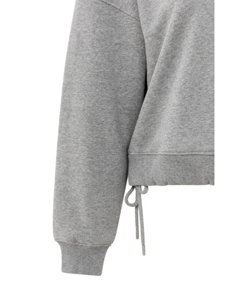 Yaya Yaya Sweater plooi Grijs