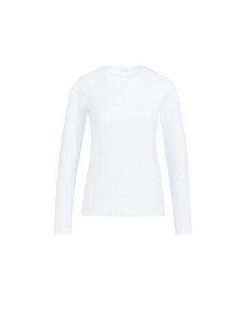 Yaya T-shirt LS White Basis