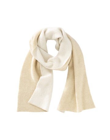 Yaya Yaya Scarf 2 kleuren Beige Mel.