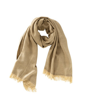 Yaya Yaya Scarf Brown/Green
