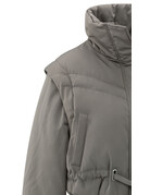 Yaya Yaya Oversized cropped jack Taupe