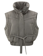 Yaya Yaya Oversized cropped jack Taupe