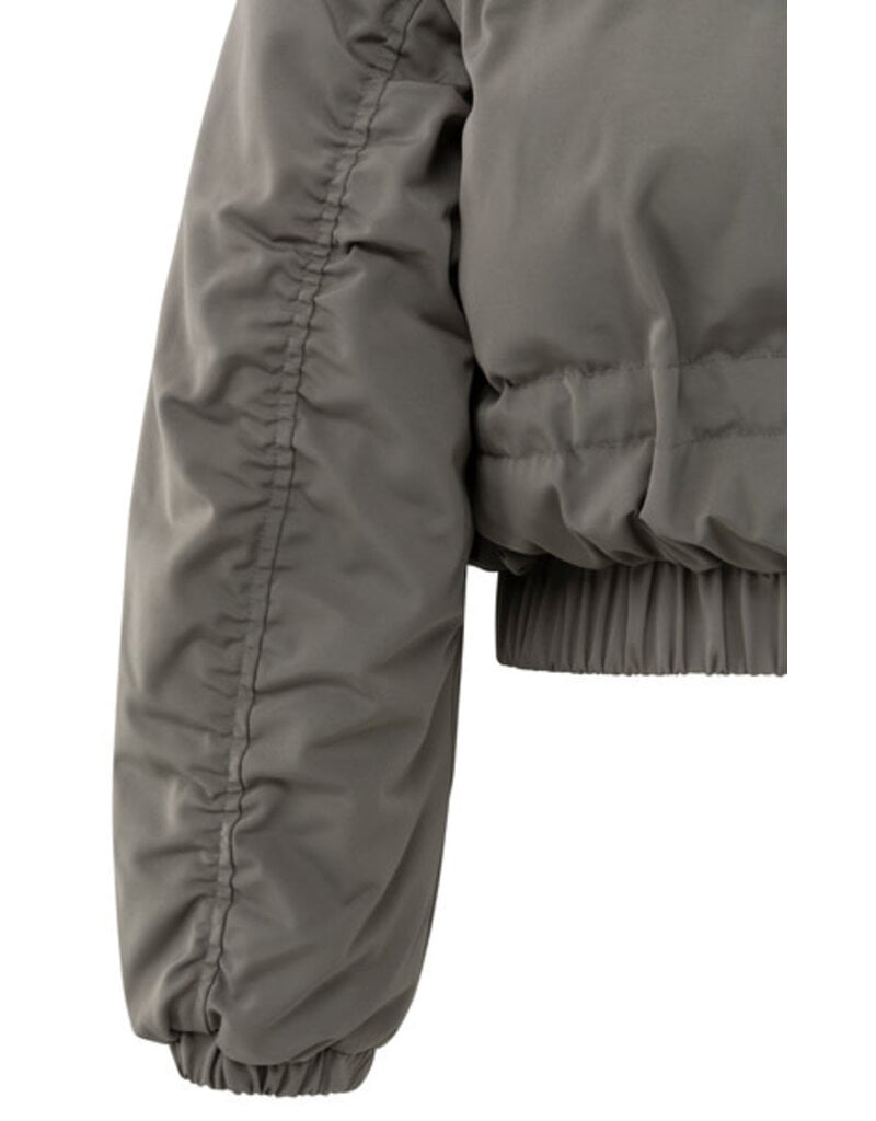 Yaya Yaya Oversized cropped jack Taupe