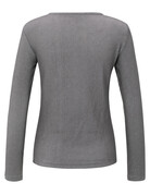 Yaya Yaya Rib Top  shoulder pads DN Grey