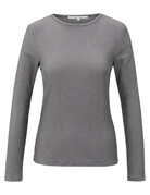 Yaya Yaya Rib Top  shoulder pads DN Grey