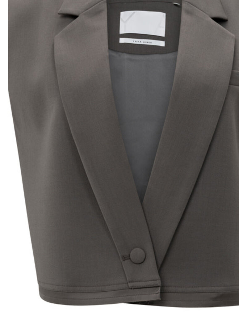 Yaya Yaya Woven sls blazer DN Grey